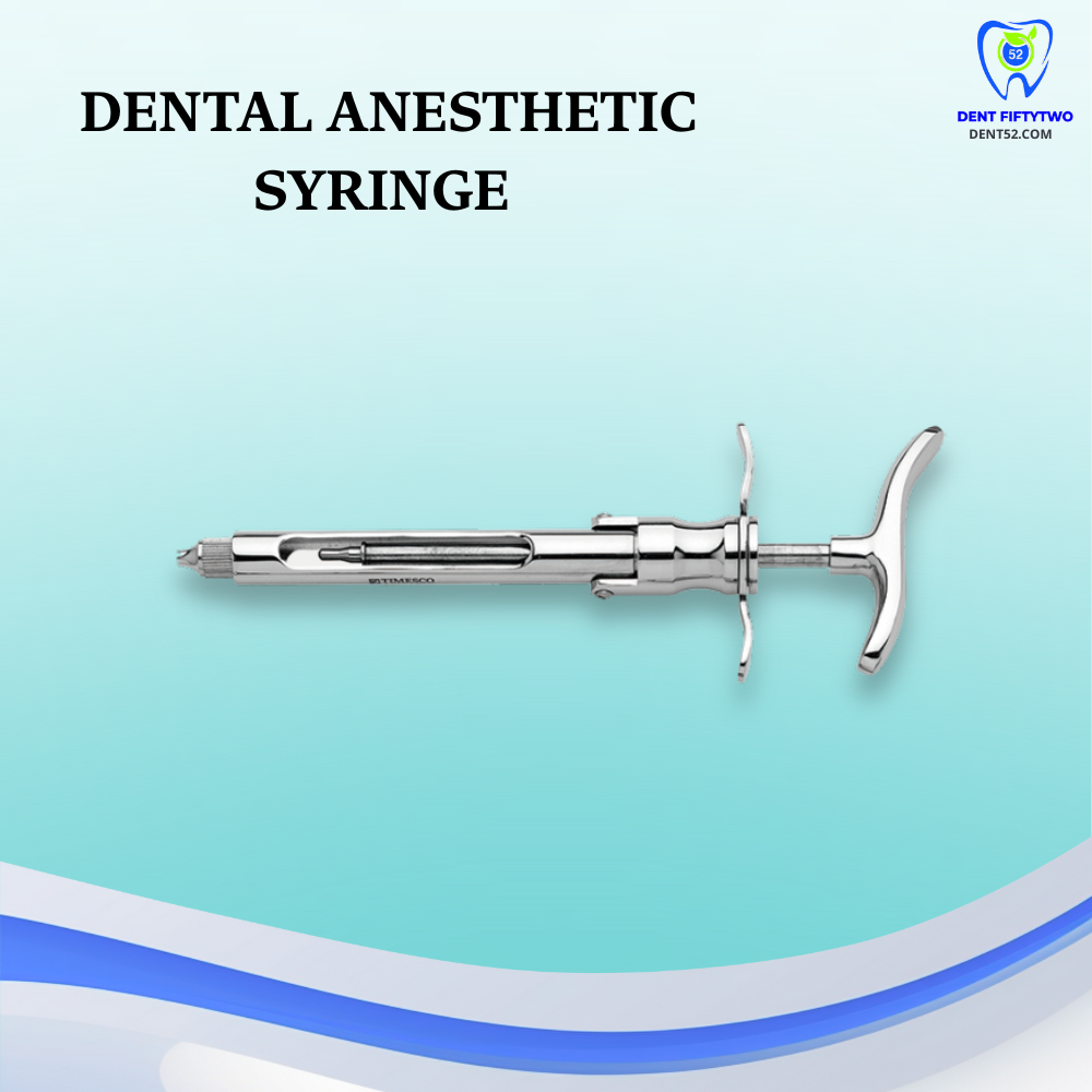 Dental Anesthetic Syringe (Metalic)