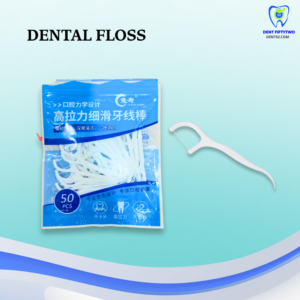 Dental Floss 50 pcs for daily oral hygiene and interdental cleaning